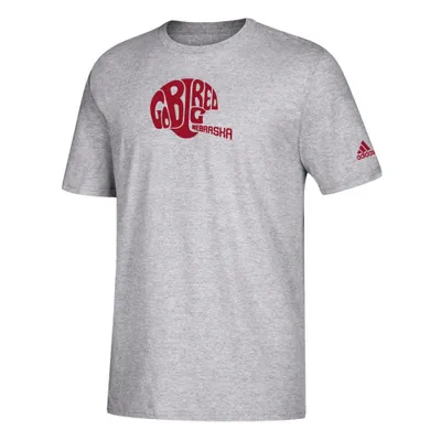 Huskers | Nebraska Adidas Vault Youth Amplifier Go Big Red Helmet Tee Alumni Hall