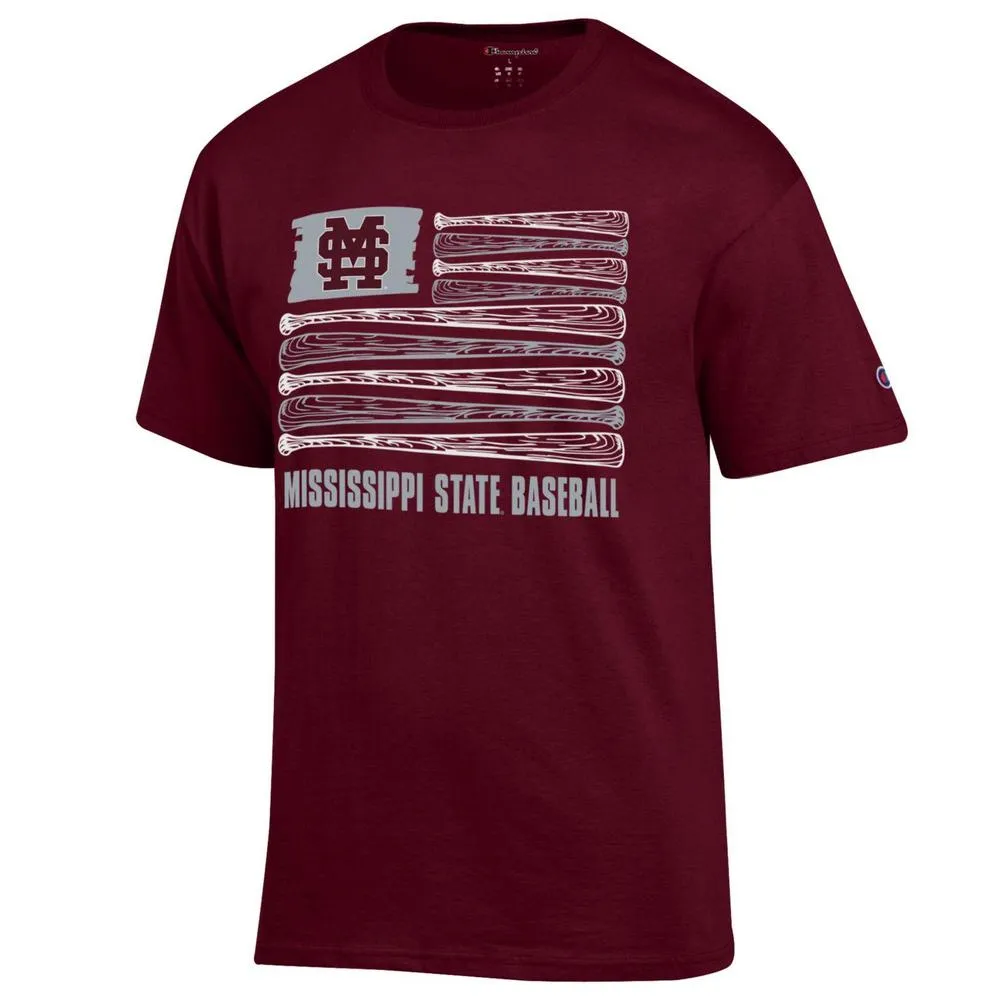 Mississippi State Bulldogs Baseball Logo Flag