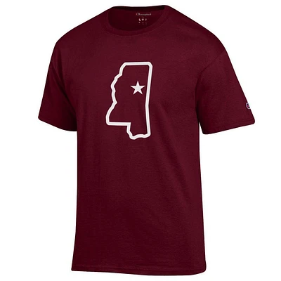 Mississippi State Champion Outline Logo Tee
