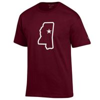 Bulldogs | Mississippi State Champion Outline Logo Tee Alumni Hall