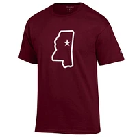 Mississippi State Champion Outline Logo Tee