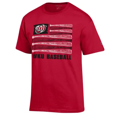 Wku | Western Kentucky Champion Men's Baseball Flag Tee Alumni Hall