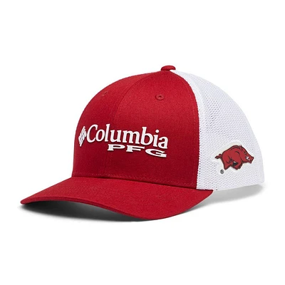 Arkansas Columbia PFG YOUTH Mesh Snapback Hat