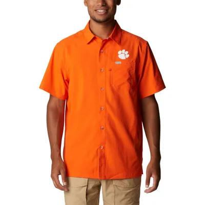 Clemson | Columbia Slack Tide Camp Shirt Alumni Hall