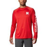 Huskers | Nebraska Columbia Terminal Tackle Long Sleeve Tee Alumni Hall