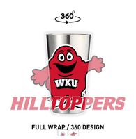  Wku | Western Kentucky Stainless Steel Pint Tumbler | Alumni Hall