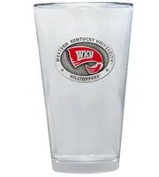  Wku | Western Kentucky 16 Oz.Pint Glass | Alumni Hall