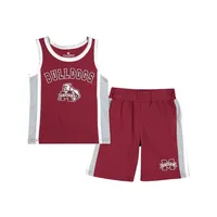 Bulldogs | Mississippi State Colosseum Toddler Do Right Jersey Tank And Short Set Alumni Hall