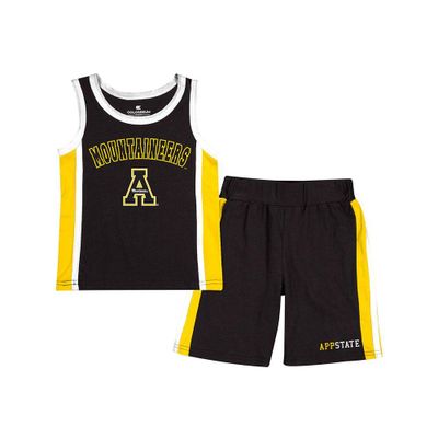 App | Appalachian State Colosseum Toddler Do Right Jersey Tank And Short Set Alumni Hall