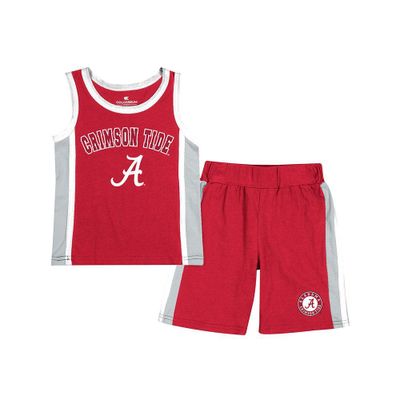 Bama | Alabama Colosseum Toddler Do Right Jersey Tank And Short Set Alumni Hall