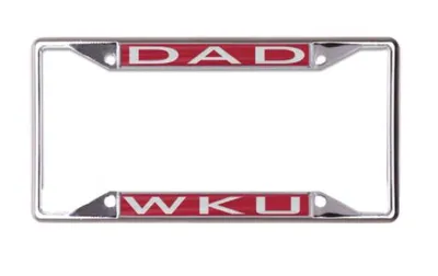  Wku | Western Kentucky Dad License Plate Frame | Alumni Hall