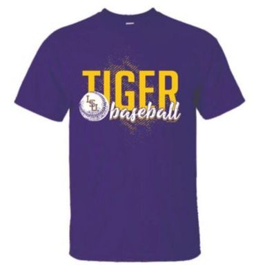 Lsu | Baseball Splatter Short Sleeve Tee Alumni Hall