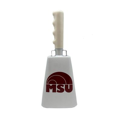 Mississippi State Vault White Tri Arch MSU Logo Cowbell