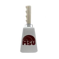 Mississippi State Vault White Tri Arch MSU Logo Cowbell