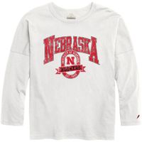 Huskers | Nebraska League Clothesline Oversized Long Sleeve Tee Alumni Hall