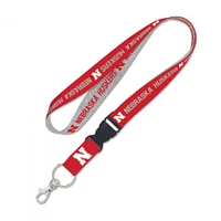 Nebraska Wincraft Neb Detachable Lanyard