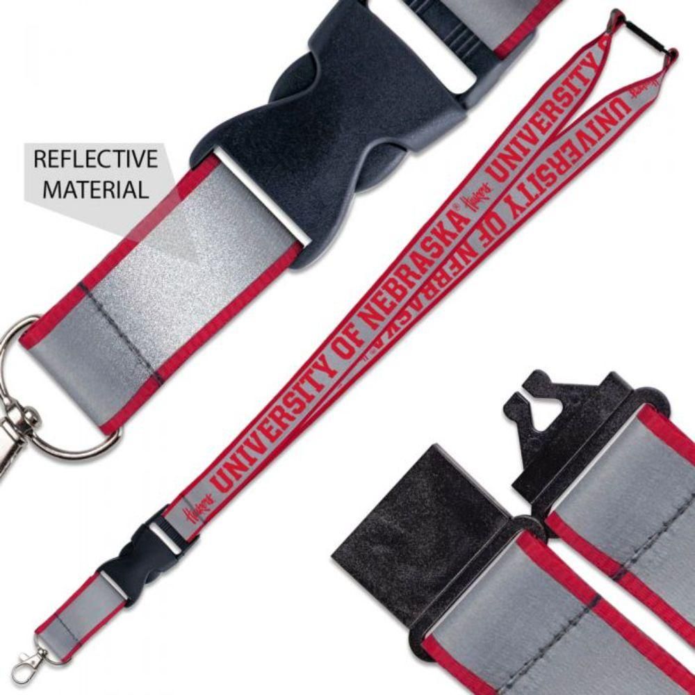  Huskers | Nebraska Wincraft Reflective Lanyard | Alumni Hall