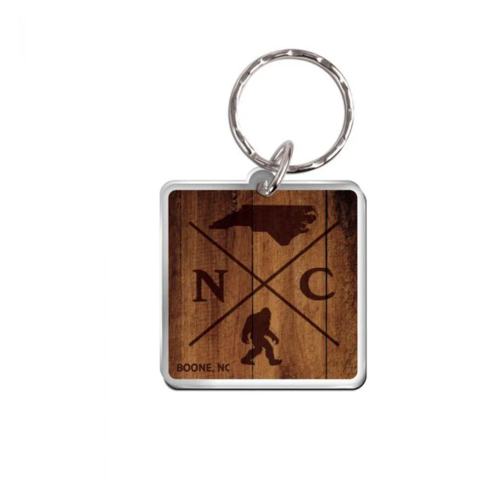  Ahs | Boone Wincraft Sasquatch Square Keychain | Alumni Hall