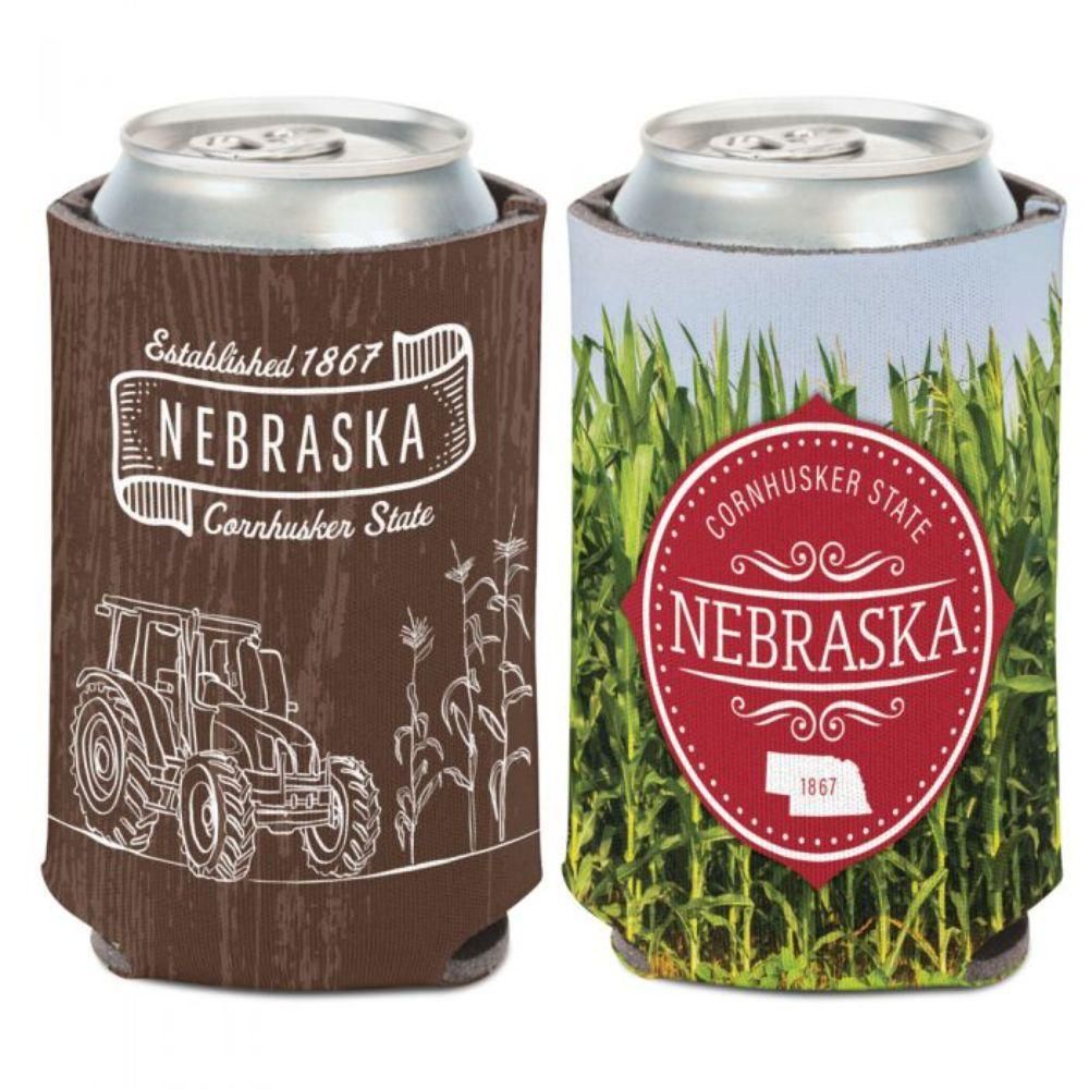  Huskers | Nebraska 12oz State Can Cooler | Alumni Hall