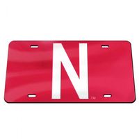  Huskers | Nebraska Vault N Logo License Plate | Alumni Hall