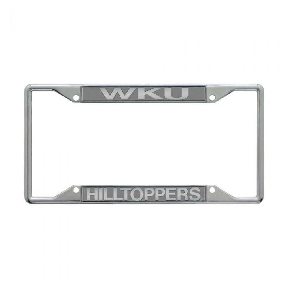 Western Kentucky Frosted License Frame