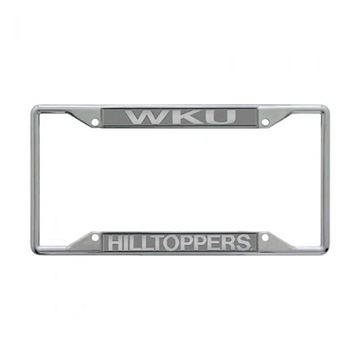 Western Kentucky Frosted License Frame