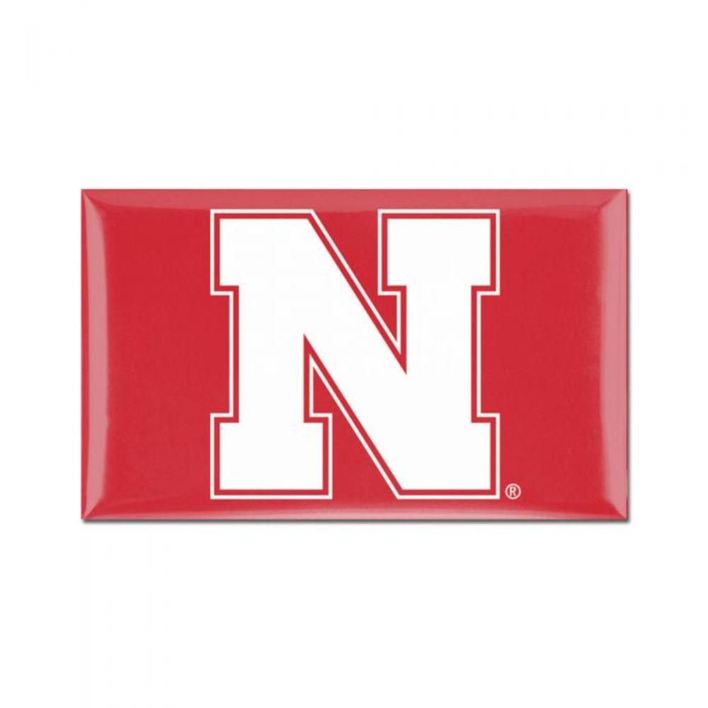  Huskers | Nebraska 3 X 5  Domed Magnet | Alumni Hall