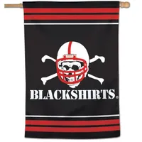  Huskers | Nebraska Blackshirts Vertical House   Flag | Alumni Hall