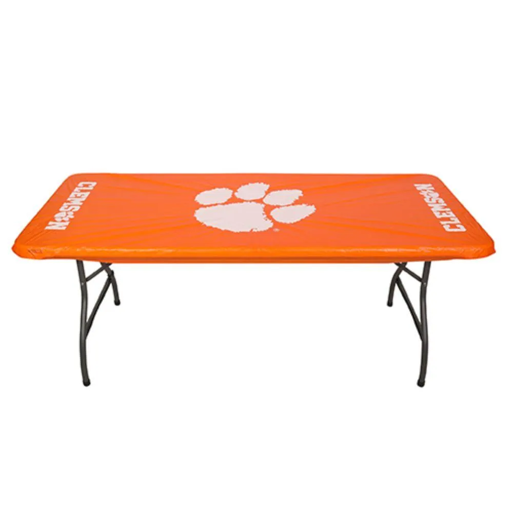  Clemson | Clemson Kwik 6 Foot Fitted Table Cover | Alumni Hall