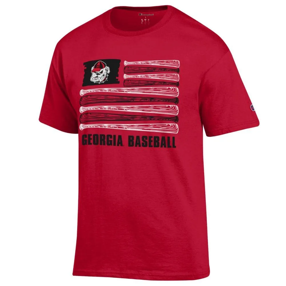 Dawgs | Georgia Champion Men's Baseball Flag Tee Alumni Hall