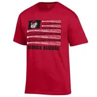 Dawgs | Georgia Champion Men's Baseball Flag Tee Alumni Hall