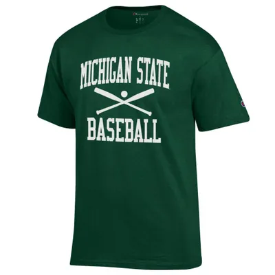 Spartans | Michigan State Champion Basic Baseball Tee Alumni Hall