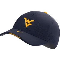  Wvu | West Virginia Nike Aero L91 Dri- Fit Adjustable Hat | Alumni Hall