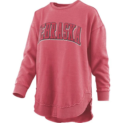 Nebraska Pressbox Michelin Vintage Poncho Pullover