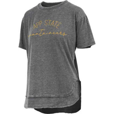 App | Appalachian State Pressbox Hello Sunshine Vintage Poncho Tee Alumni Hall