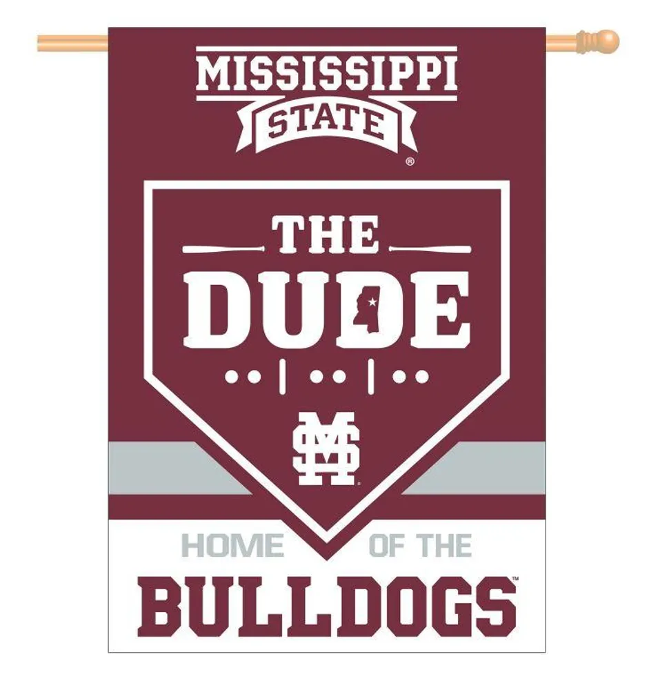  Bulldogs | Mississippi State The Dude 28  X 40  House Flag | Alumni Hall