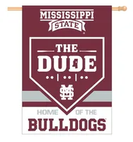  Bulldogs | Mississippi State The Dude 28  X 40  House Flag | Alumni Hall