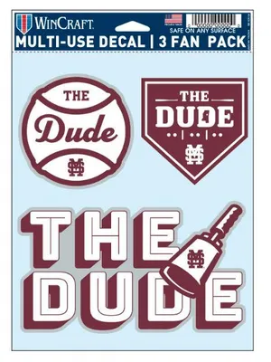  Bulldogs | Mississippi State The Dude 3 Pack Decals | Alumni Hall