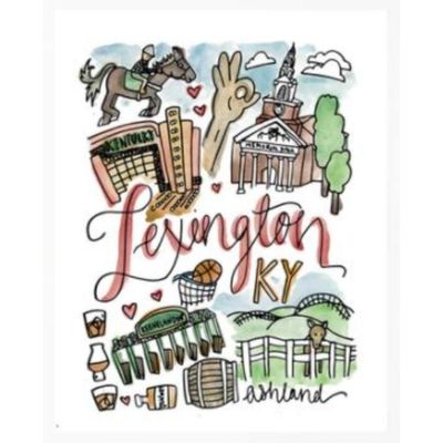  Cats | Kentucky 8x10 Lexington City Print | Alumni Hall
