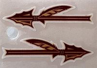 Florida State Spear Decal (2 Pack)