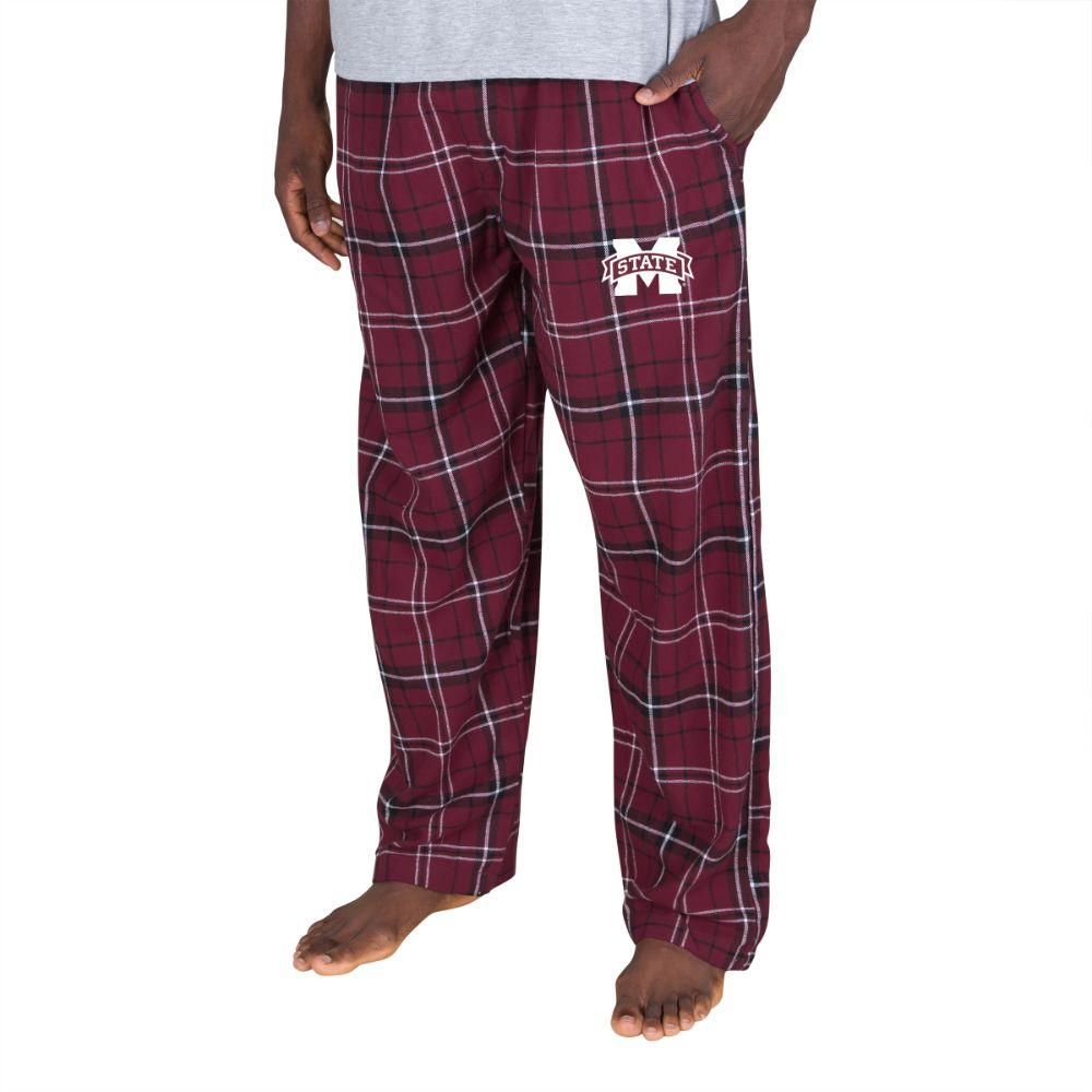 Bulldogs | Mississippi State College Concepts Men's Ultimate Flannel Pants Alumni Hall