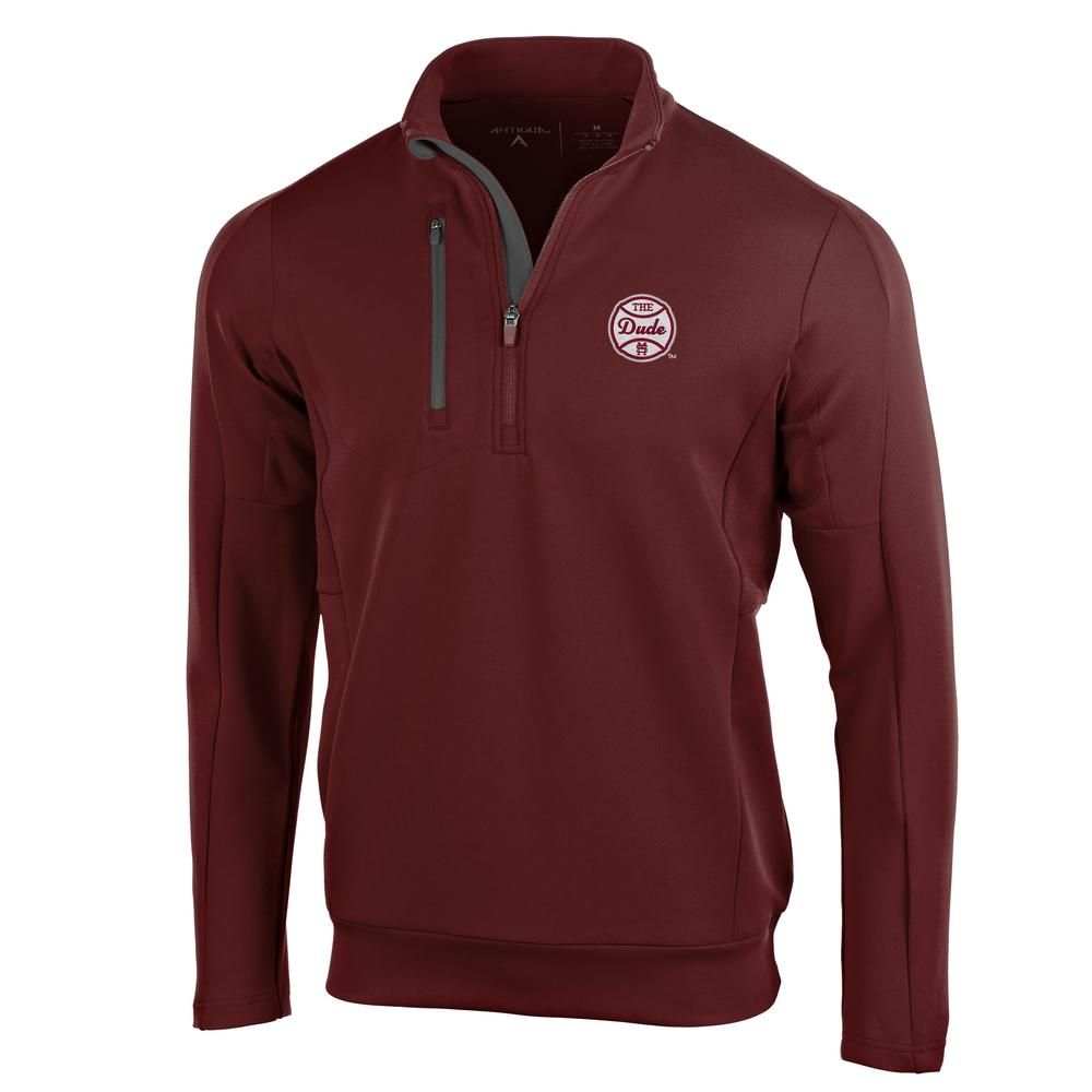 Bulldogs | Mississippi State Antigua The Dude Generation 1/4 Zip Pullover Alumni Hall