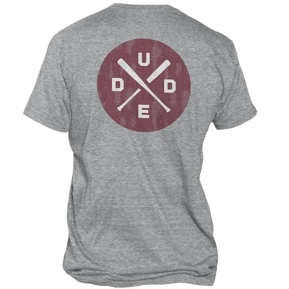 Mississippi State Retro Brand Men's The Dude Cross Bats Streaky Tee