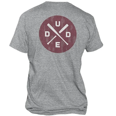Mississippi State Retro Brand Men's The Dude Cross Bats Streaky Tee