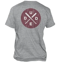 Mississippi State Retro Brand Men's The Dude Cross Bats Streaky Tee