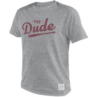 Bulldogs | Mississippi State Retro Brand The Dude Script Streaky Tee Alumni Hall