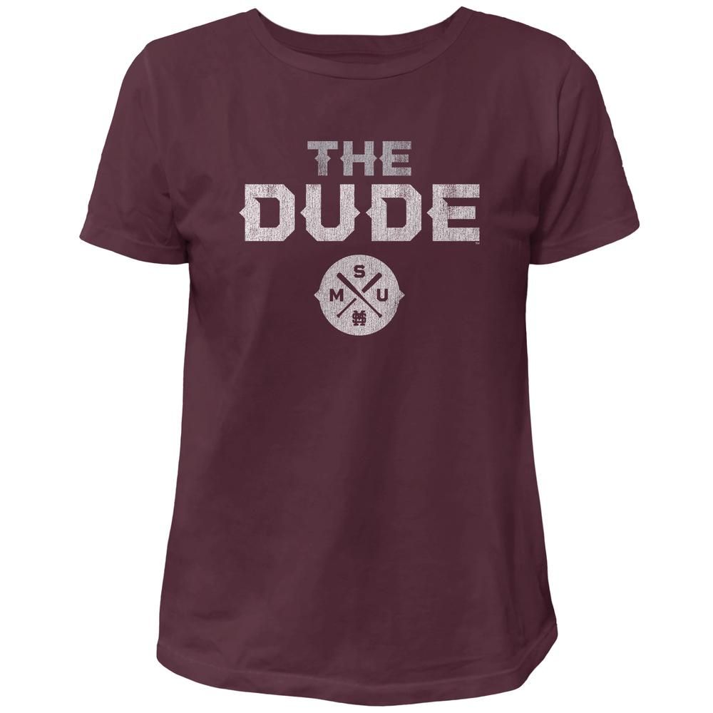 Bulldogs | Mississippi State Retro Brand Women's The Dude Circle Logo Tee Alumni Hall