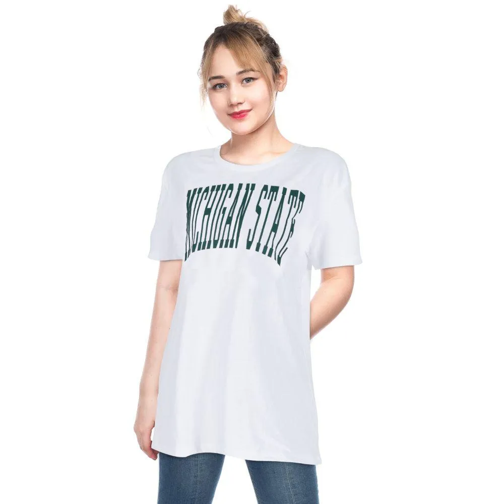 Spartans | Michigan State Zoozatz Women's Oversized Tee Alumni Hall