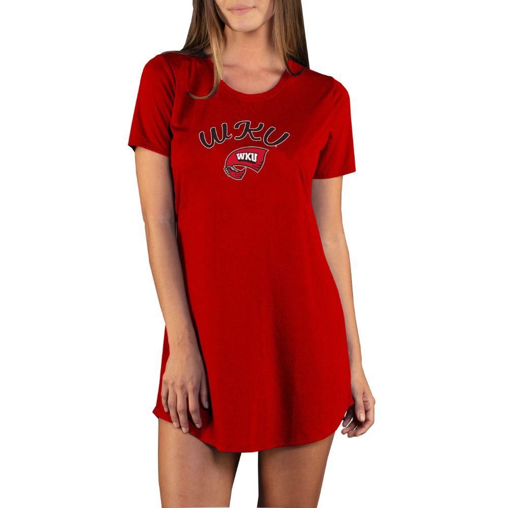 Wku | Western Kentucky College Concepts Women's Marathon Nightshirt Alumni Hall