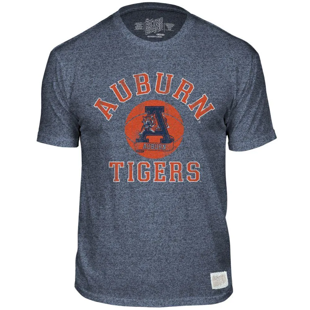 Aub | Auburn Vault Tigers Basketball Arch Mocktwist Short Sleeve Tee Alumni Hall